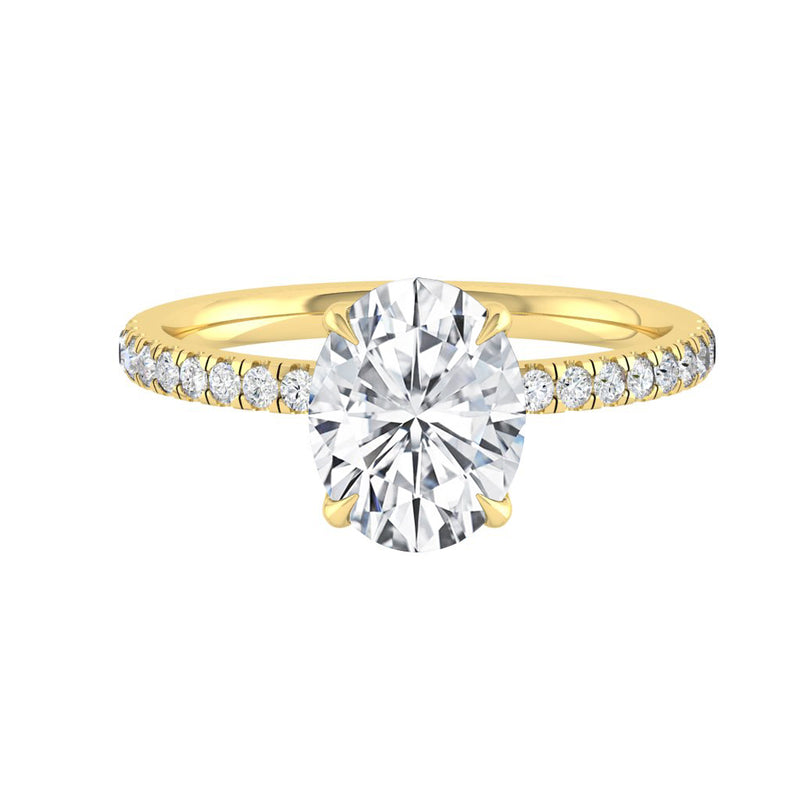 Lucia Pavé Oval 1.52ct SUPERNOVA Moissanite