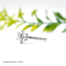 Load image into Gallery viewer, Lucce Azalea Pavé Round Moissanite