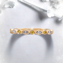Load image into Gallery viewer, Lucce Aina Sunburst Yellow Diamond