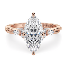 Load image into Gallery viewer, Lucce Alessa Marquise Lab Diamond 0.53ct D VVS2 VG IGI 14K Rose Gold