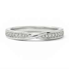 Load image into Gallery viewer, LUCCE ANGELA™ Band 0.14ctw Lab Diamond 18K White Gold