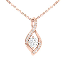 Load image into Gallery viewer, Lucce Fiore Infinity Necklace Moissanite