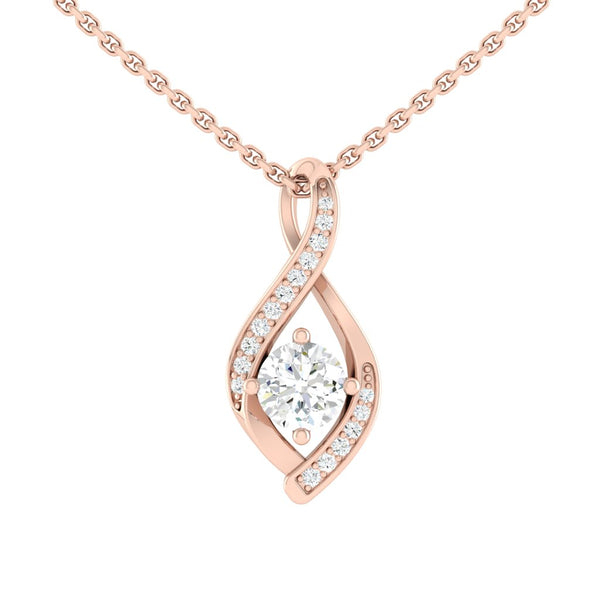 Lucce Fiore Infinity Necklace Diamond