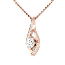 Load image into Gallery viewer, Lucce Fiore Infinity Necklace Moissanite