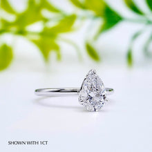 Load image into Gallery viewer, Anna Pear 1.10ct D VS1 Ex IGI 18K White Gold
