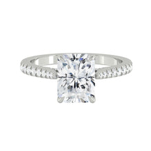 Load image into Gallery viewer, Azalea Pavé Radiant Platinum