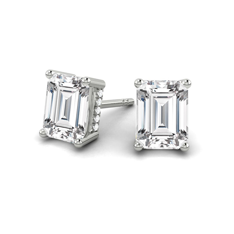 Kaela Earrings Emerald Moissanite *new*