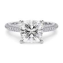 Load image into Gallery viewer, Lucce Azalea Luxe Cushion Lab Diamond 1.58ct D VVS2 Id IGI Platinum