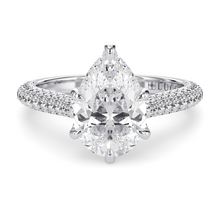 Load image into Gallery viewer, Lucce Azalea Luxe Pear Moissanite
