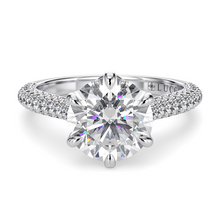 Load image into Gallery viewer, Lucce Azalea Luxe 3.10ct SUPERNOVA Moissanite Platinum