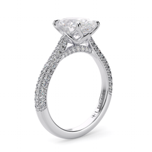 Load image into Gallery viewer, Lucce Azalea Luxe Oval Moissanite