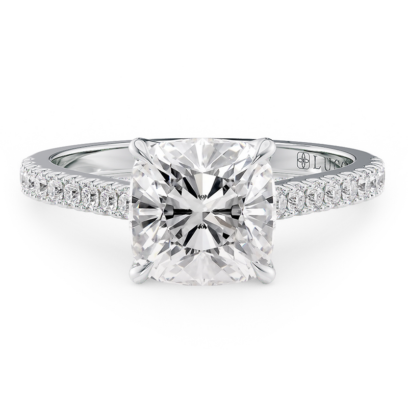 Lucce Azalea Pavé Cushion Diamond