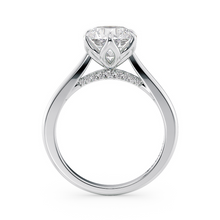 Load image into Gallery viewer, Lucce Azalea Round Lab Diamond 1.51ct E VVS2 Ex GIA 18K White Gold