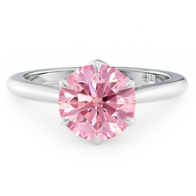 Load image into Gallery viewer, Lucce Azalea Round Rosé Pink Diamond