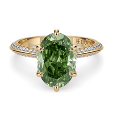 Load image into Gallery viewer, LUCCE ECUADORIAN™ Pavé Oval VERDANT™ Green Diamond