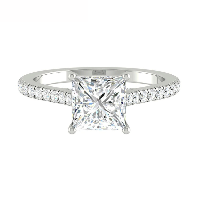 Lucce Firenze Pavé Princess Moissanite
