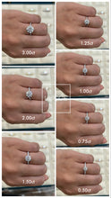 Load image into Gallery viewer, Moissanite Engagement Ring with Pink Diamond Band in the Philippines