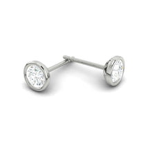 Load image into Gallery viewer, Lucce Carla Round Earrings Lab Diamond 1.68ctw E VVS2 Id IGI Platinum
