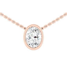 Load image into Gallery viewer, Lucce Carla Oval Necklace Diamond