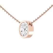 Load image into Gallery viewer, Lucce Carla Oval Necklace Diamond