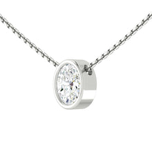 Load image into Gallery viewer, Lucce Carla Oval Necklace Diamond