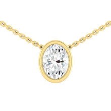Load image into Gallery viewer, Lucce Carla Oval Necklace Diamond