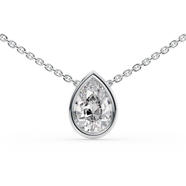 Lucce Carla Pear Necklace Diamond