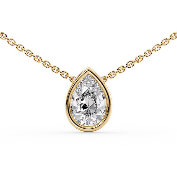 Lucce Carla Pear Necklace Diamond
