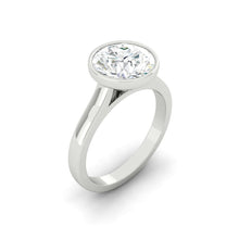 Load image into Gallery viewer, Lucce Carla Lab Diamond 1.00ct D VVS2 Id IGI 14K White Gold