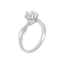 Load image into Gallery viewer, Lucce Fiore Sei Round Moissanite