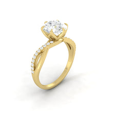 Load image into Gallery viewer, Lucce Fiore Sei Round Moissanite