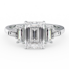 Load image into Gallery viewer, Lucce Catherine Emerald Moissanite