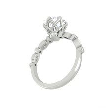 Load image into Gallery viewer, Lucce Christine Round Moissanite