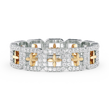 Load image into Gallery viewer, LUCCE CONSTANCE™ Elle Polished 0.48 CTW Lab Diamond 18K White/Yellow Gold