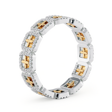 Load image into Gallery viewer, LUCCE CONSTANCE™ Elle Polished 0.48 CTW Lab Diamond 18K White/Yellow Gold
