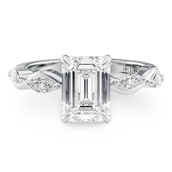 Lucce Constance Petal Emerald Diamond