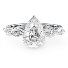 Load image into Gallery viewer, Lucce Constance Petal Pear Lab Diamond 1.55ct D VVS2 Ex IGI Platinum