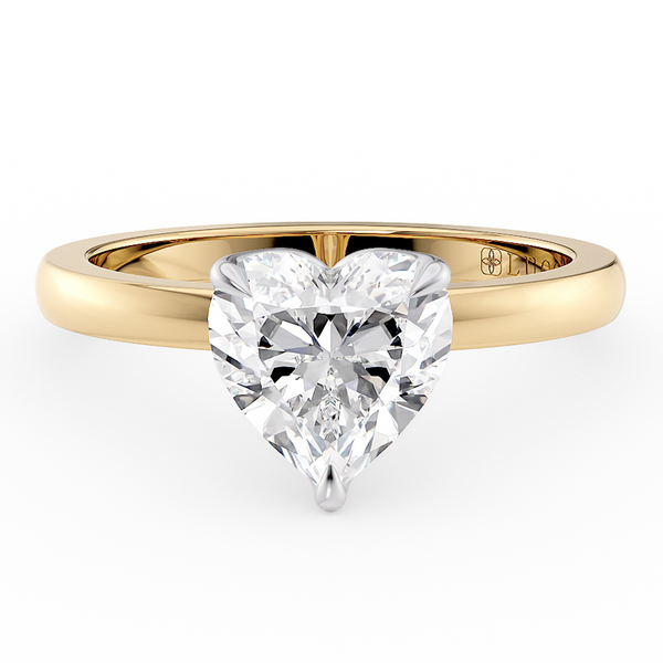 Lucce Constance Solitaire Heart Diamond