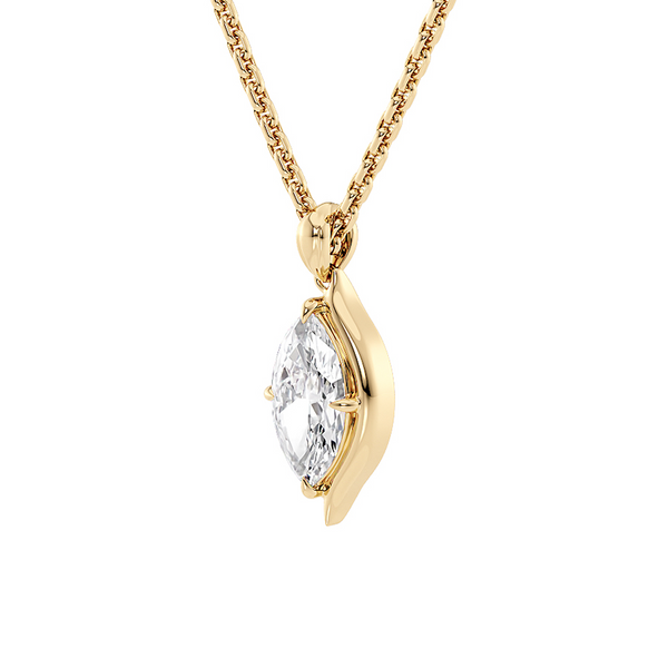 Lucce Constance Solitaire Necklace Diamond