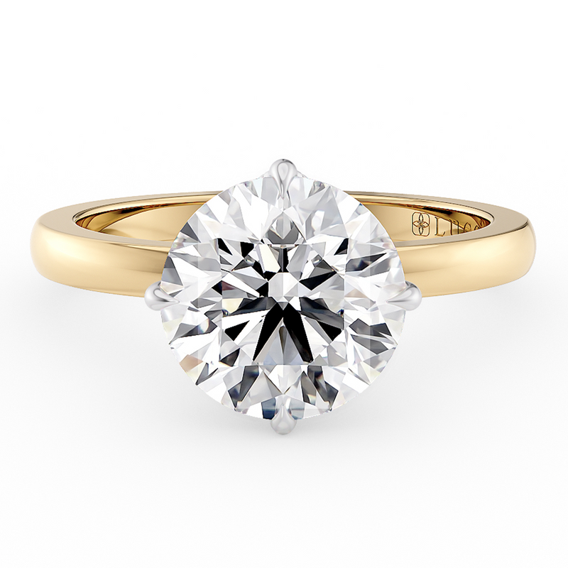 Lucce Constance Solitaire Round Diamond