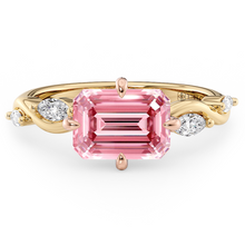 Load image into Gallery viewer, Lucce Constance Vielle Emerald Rosé Pink Diamond