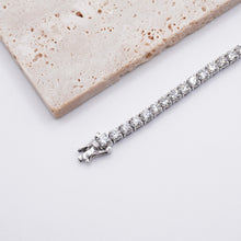 Load image into Gallery viewer, Lucce Diana Tennis Bracelet 5.60CTW DEF VVS Lab Diamond 14K White Gold