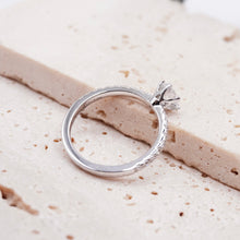Load image into Gallery viewer, Lucce Miriam Pavé 0.48ct SUPERNOVA Moissanite 14K White Gold