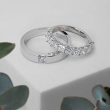 Load image into Gallery viewer, LUCCE RIVERA™ 9-stone Princess Diamond