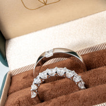 Load image into Gallery viewer, Lucce Rivera 9-stone Princess Diamond