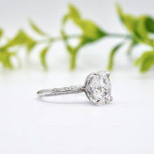 Load image into Gallery viewer, Danielle 3.11ct SUPERNOVA Moissanite 14K White Gold
