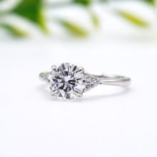 Load image into Gallery viewer, Trieste 1.5ct Forever ONE Moissanite 14K White Gold
