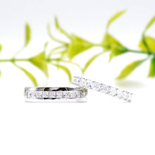 Load image into Gallery viewer, Moissanite Lab Diamond Engagement Ring Wedding Rings Manila Philippines Eternity white gold jewelry