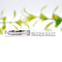 Load image into Gallery viewer, Moissanite Lab Diamond Engagement Ring Wedding Rings Manila Philippines Eternity white gold jewelry