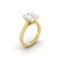 Load image into Gallery viewer, Lucce Daphne Round Lab Diamond 2.08ct D VVS2 Id IGI 18K Yellow Gold